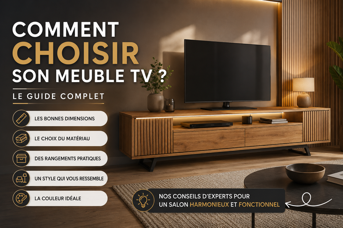 Comment choisir son meuble TV ? Guide complet 2026 Image