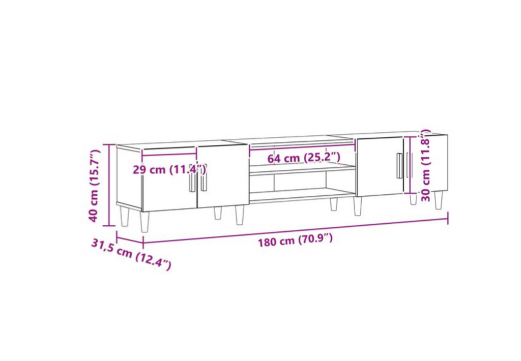 descriptif dimension 180 cm